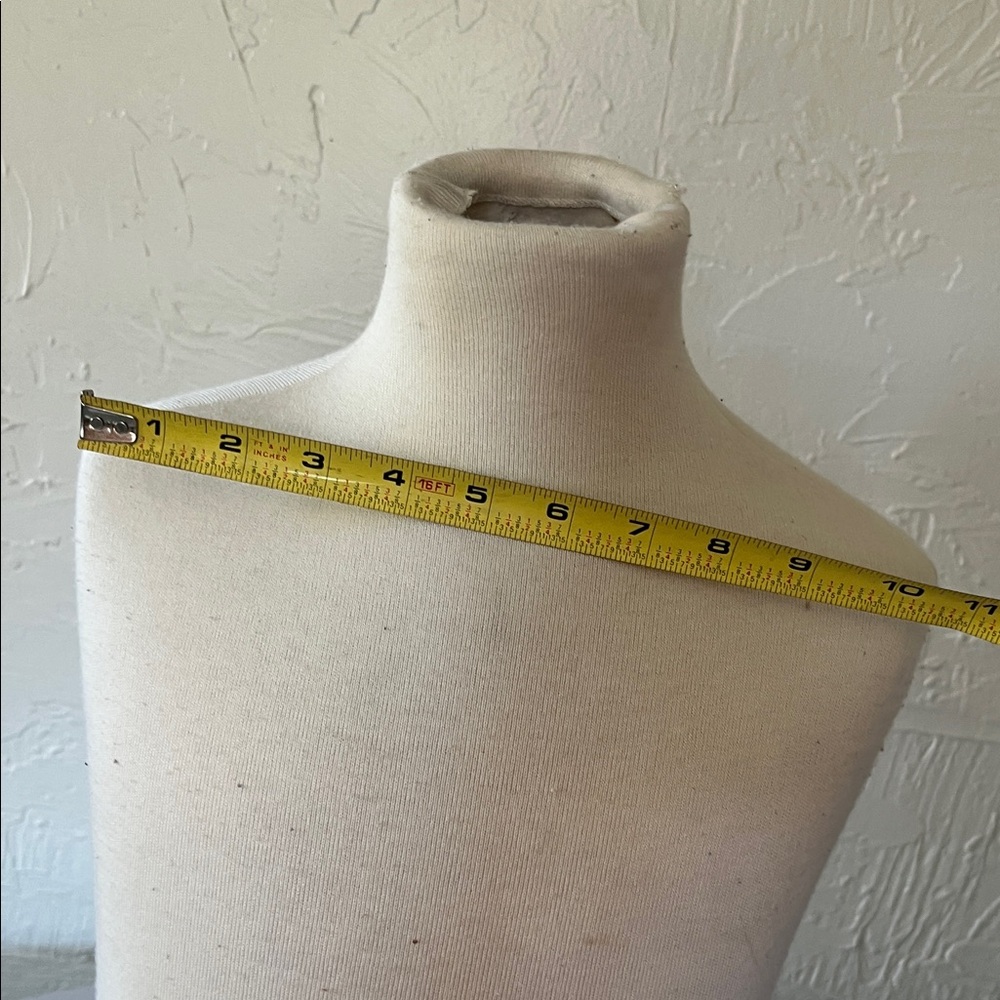 Beige Fabric Dress Form Torso - Picture 4 of 6